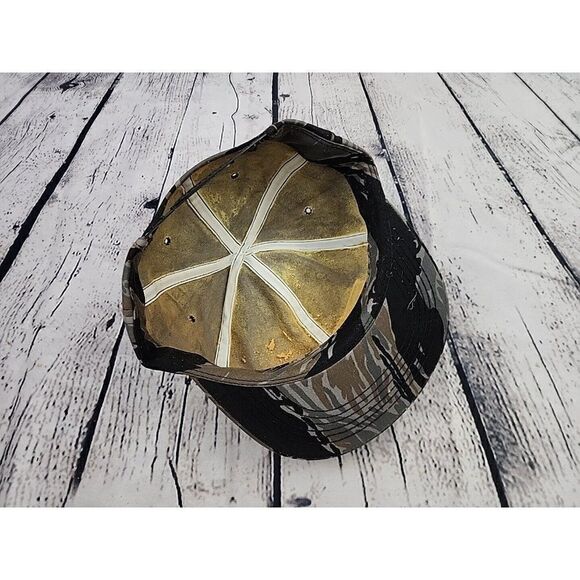 NOS Vtg K-BRAND Product FABICK MACHINERY Cat Caterpillar Snapback PATCH Camo Hat - Picture 7 of 8